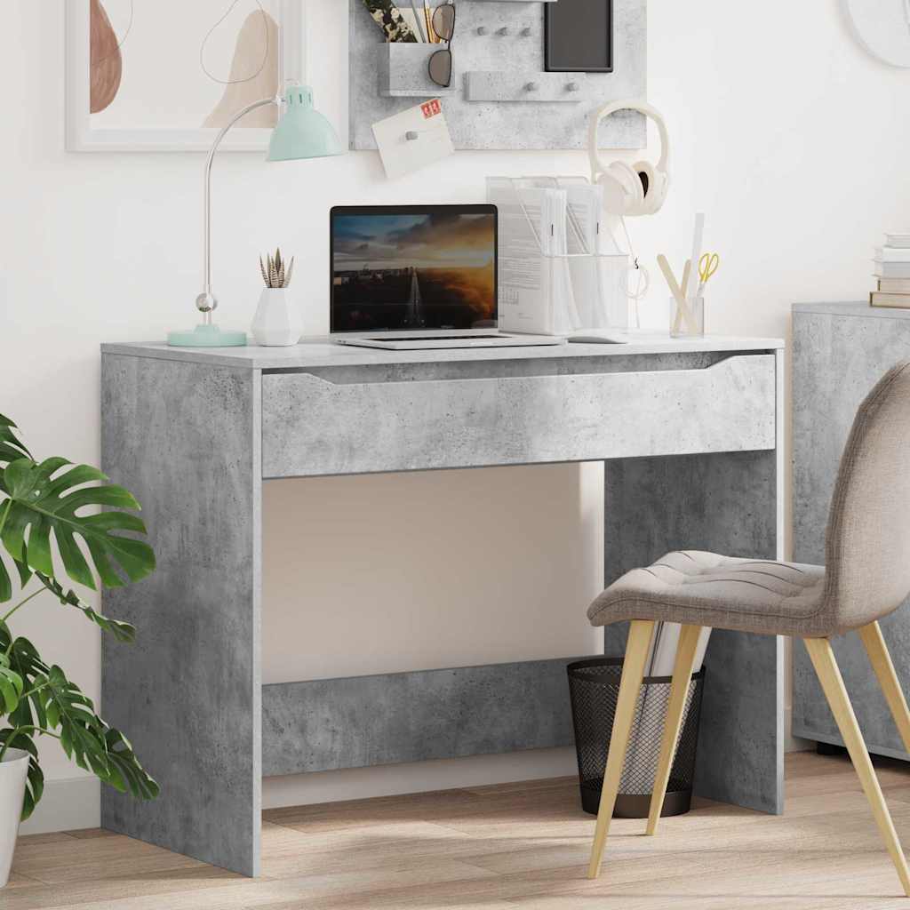 Scrivania Grigio Cemento 100 x 50 x 78 cm Legno ingegnerizzato | homemem39