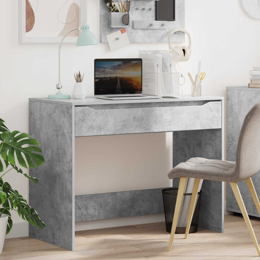 Scrivania Grigio Cemento 100 x 50 x 78 cm Legno ingegnerizzato