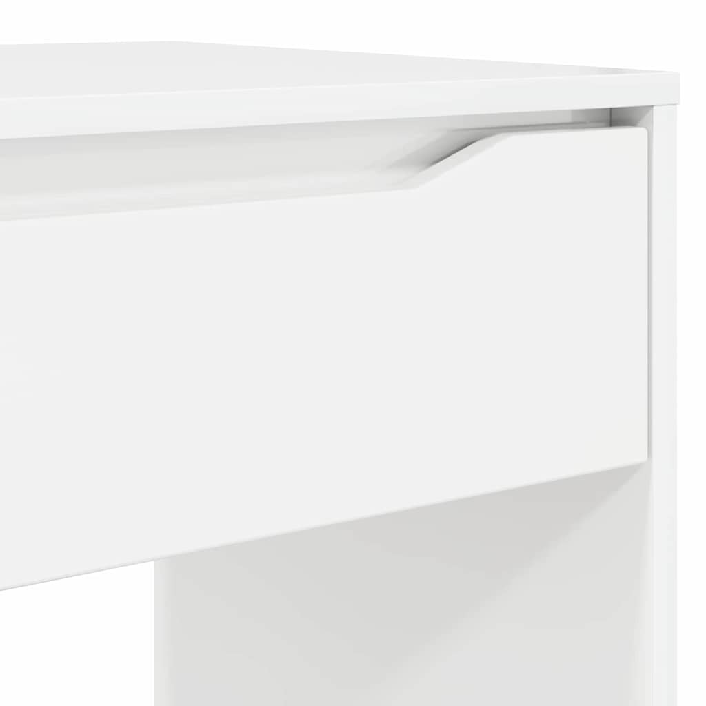 Scrivania Bianco Lucido 100 x 50 x 78 cm Legno ingegnerizzato | homemem39