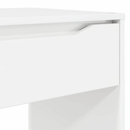 Scrivania Bianco Lucido 100 x 50 x 78 cm Legno ingegnerizzato | homemem39