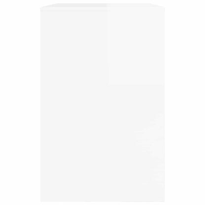 Scrivania Bianco Lucido 100 x 50 x 78 cm Legno ingegnerizzato | homemem39