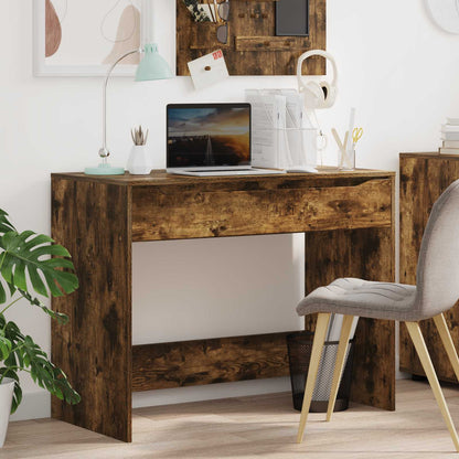 Scrivania con cassetto Quercia Affumicata 100 x 50 x 78 cm
