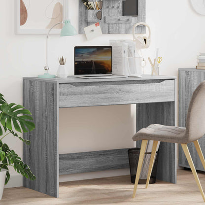 Scrivania Sonoma grigia 100 x 50 x 78 cm Legno ingegnerizzato