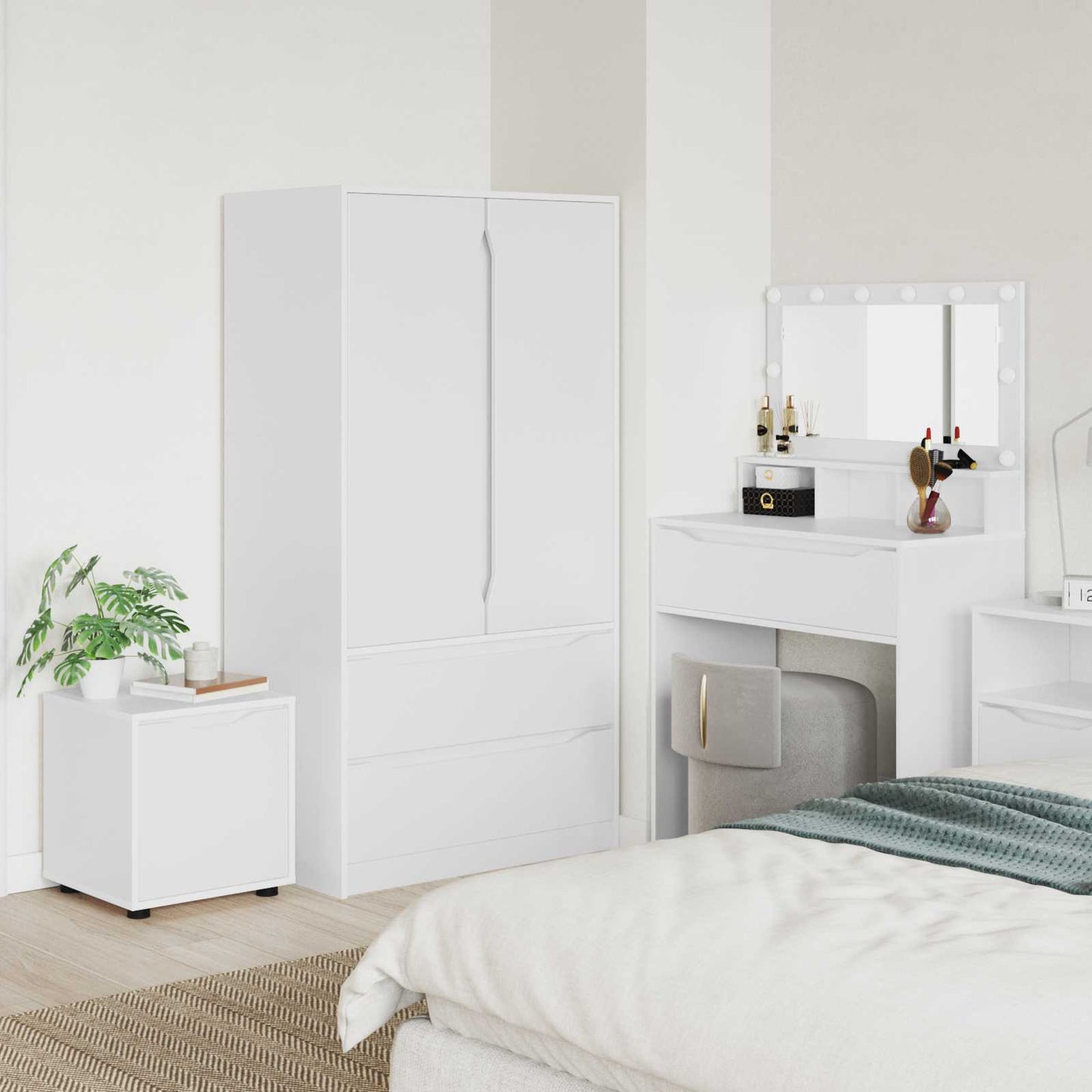 Mobile da Bagno 40,5 x 40 x 44 cm Legno ingegnerizzato Bianco | homemem39