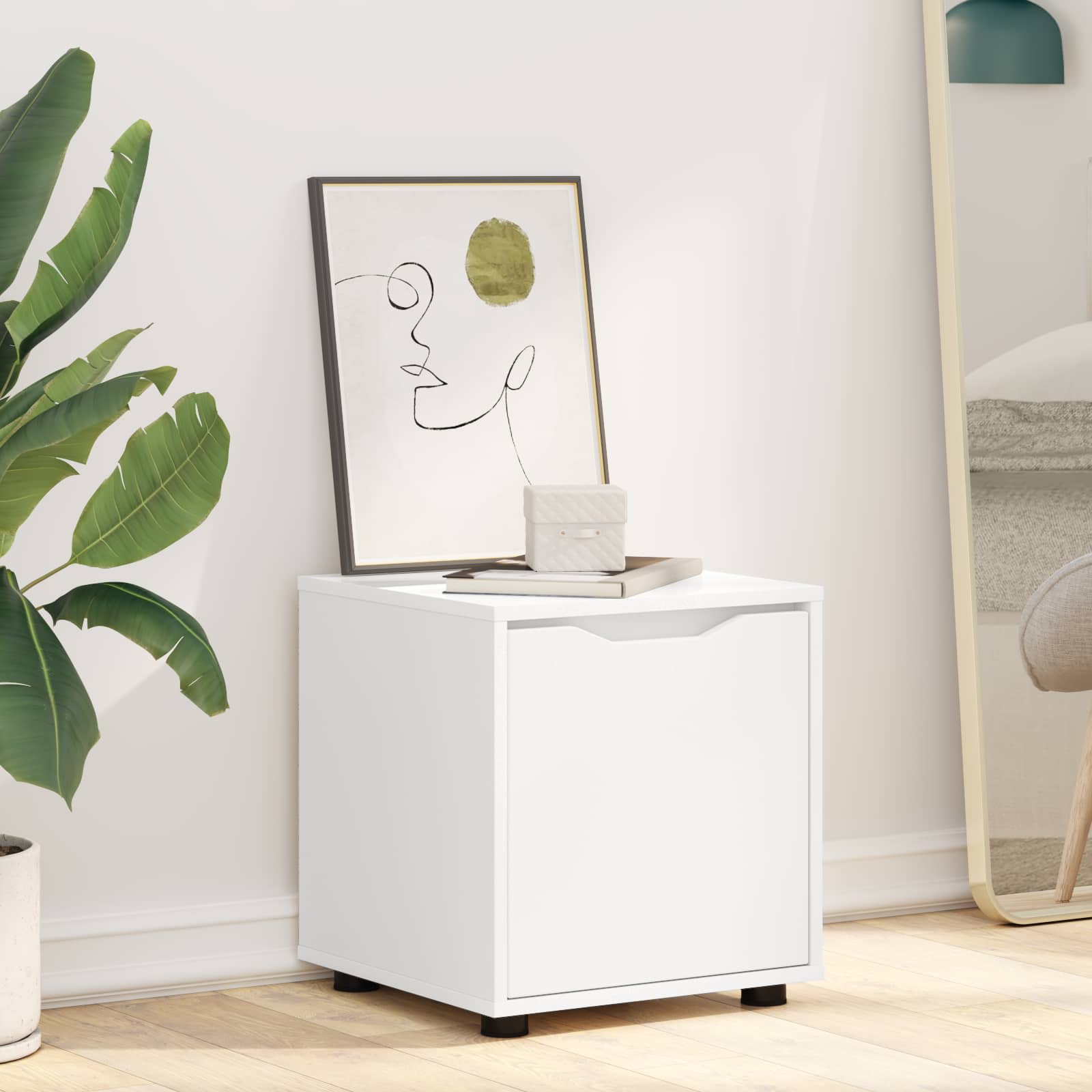 Mobile da Bagno 40,5 x 40 x 44 cm Legno ingegnerizzato Bianco | homemem39