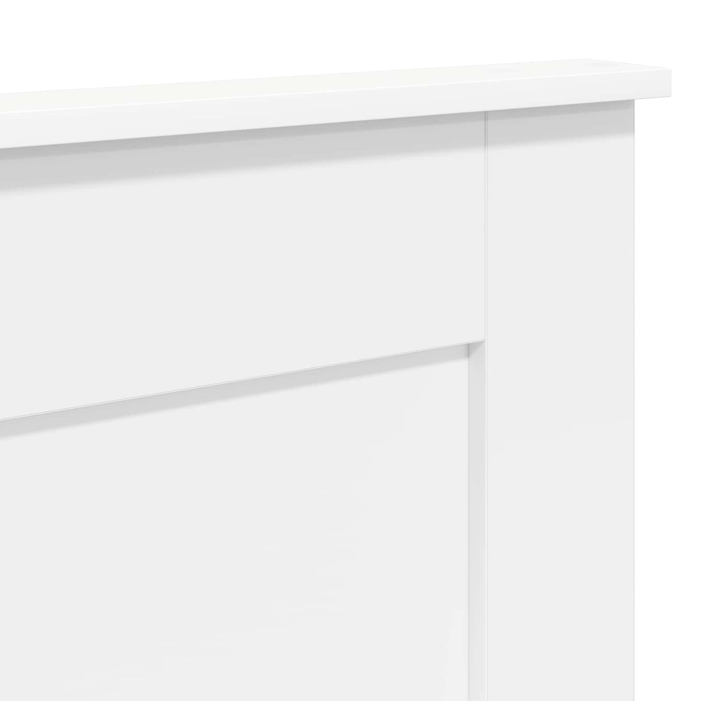 Testiera con testiera Bianco 200 cm Legno multistrato | homemem39