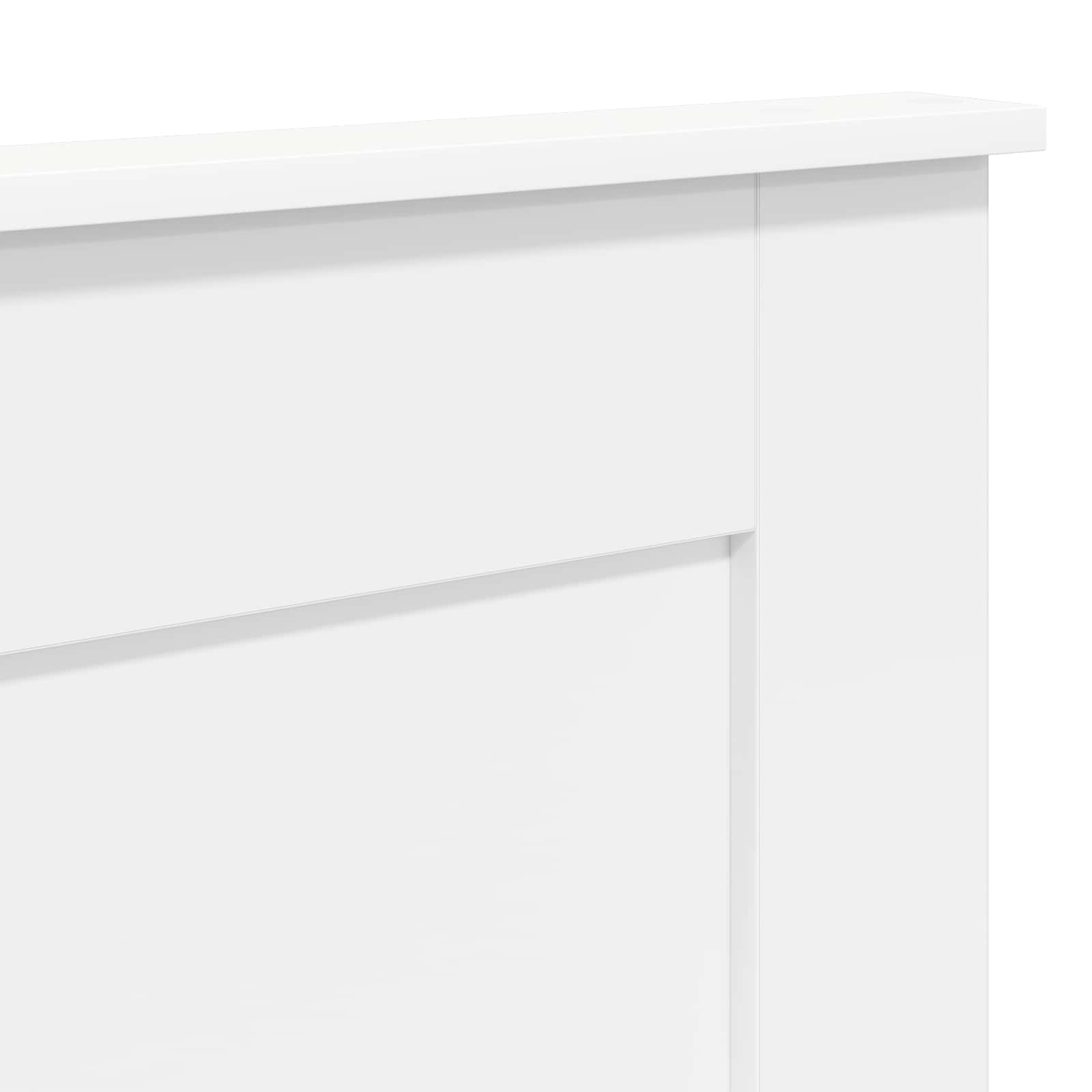 Testiera con testiera Bianco 200 cm Legno multistrato | homemem39