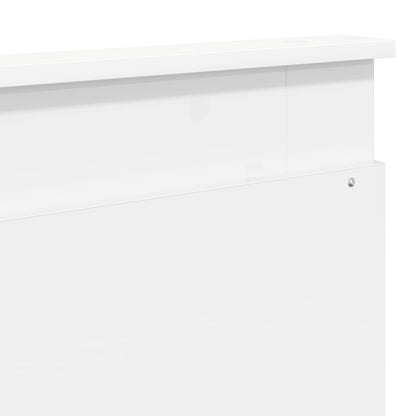 Testiera con testiera Bianco 200 cm Legno multistrato | homemem39