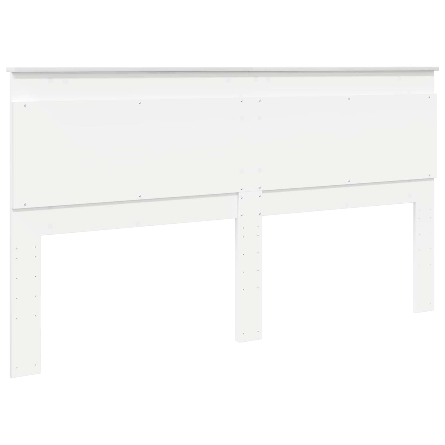 Testiera con testiera Bianco 200 cm Legno multistrato | homemem39