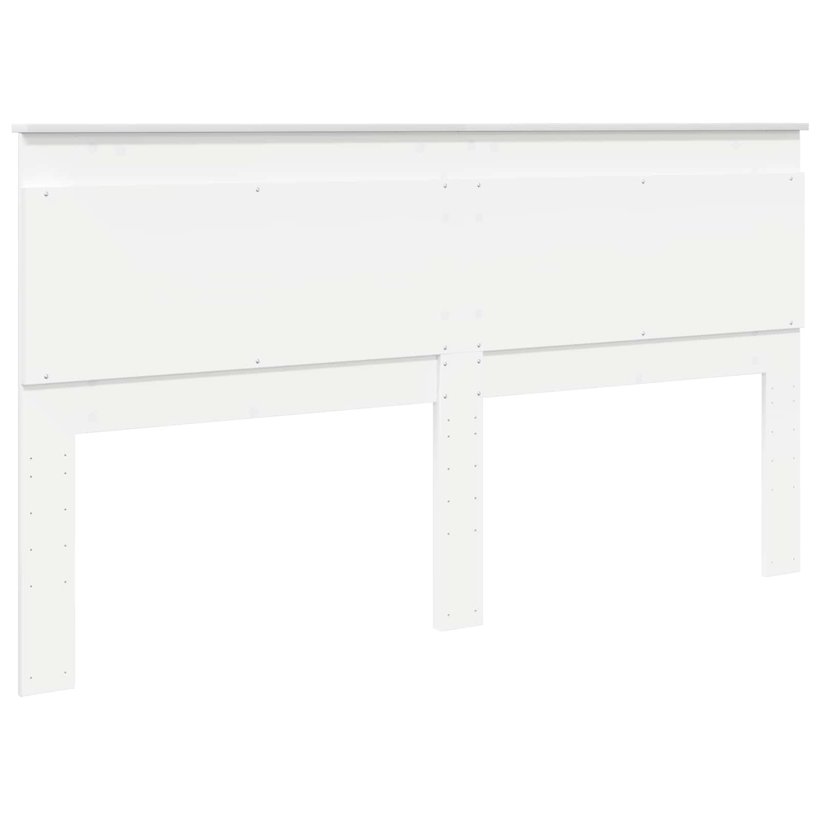 Testiera con testiera Bianco 200 cm Legno multistrato | homemem39