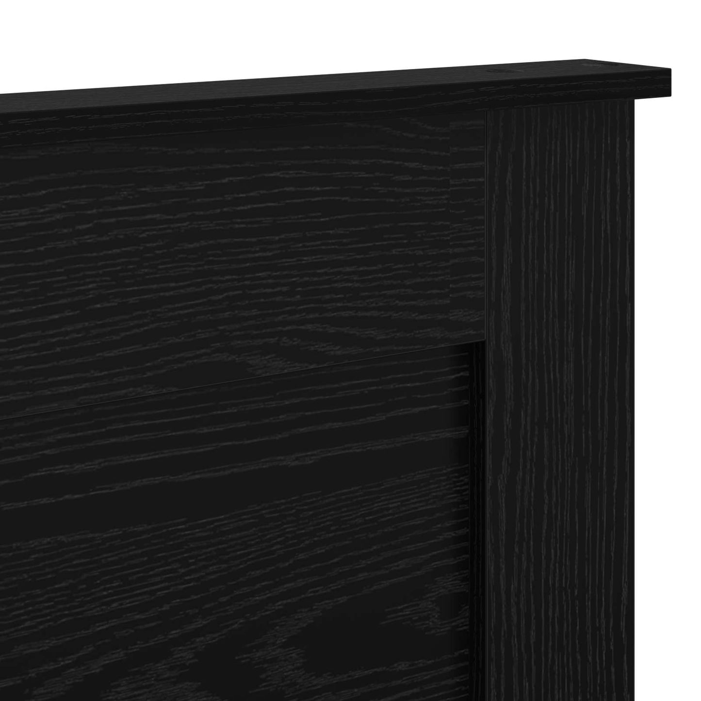 Testiera con testiera Rovere Nero 200 cm Legno multistrato | homemem39