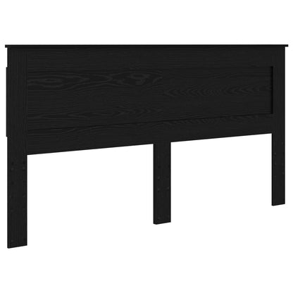 Testiera con testiera Rovere Nero 200 cm Legno multistrato | homemem39