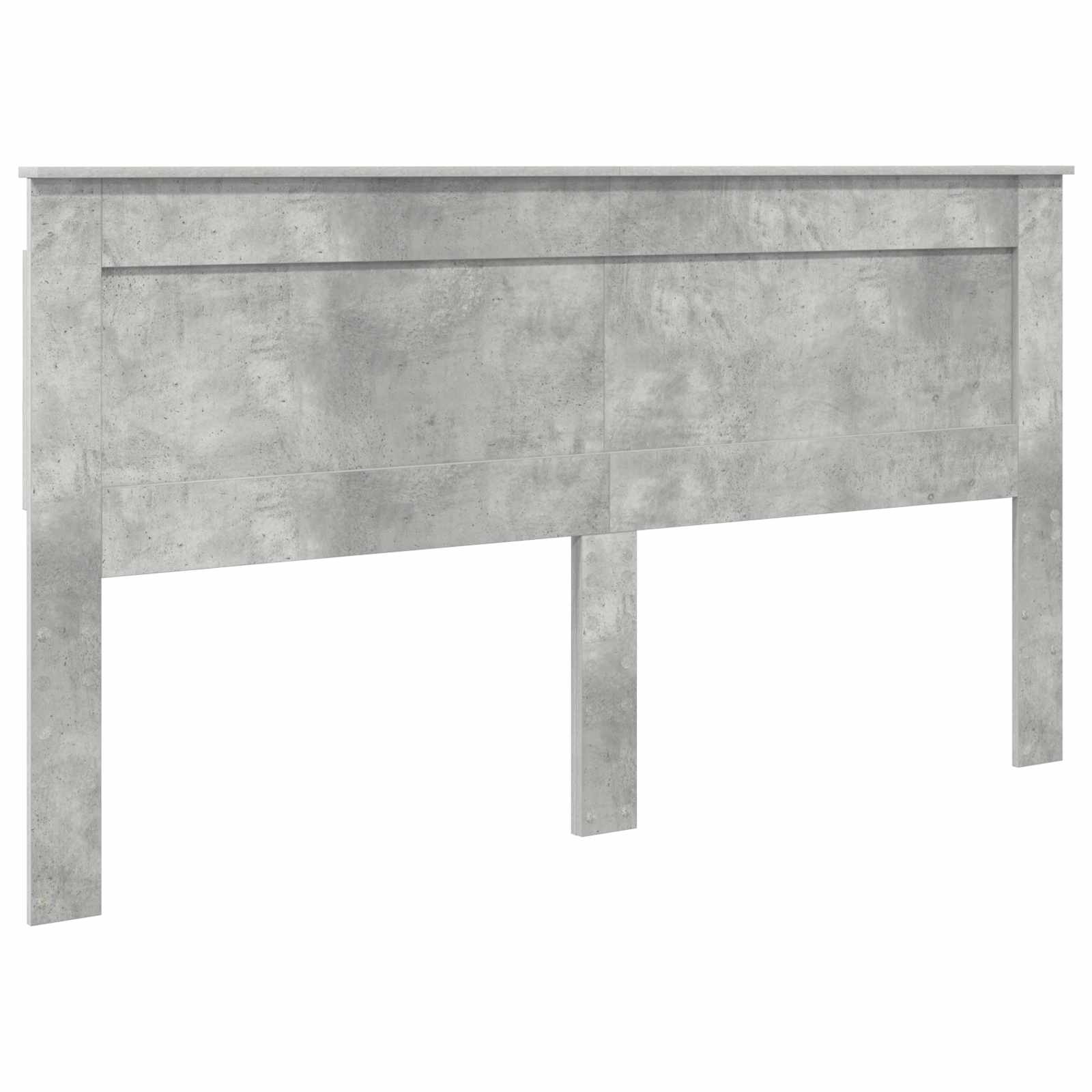 Testiera con testiera Grigio cemento 200 cm Legno multistrato | homemem39