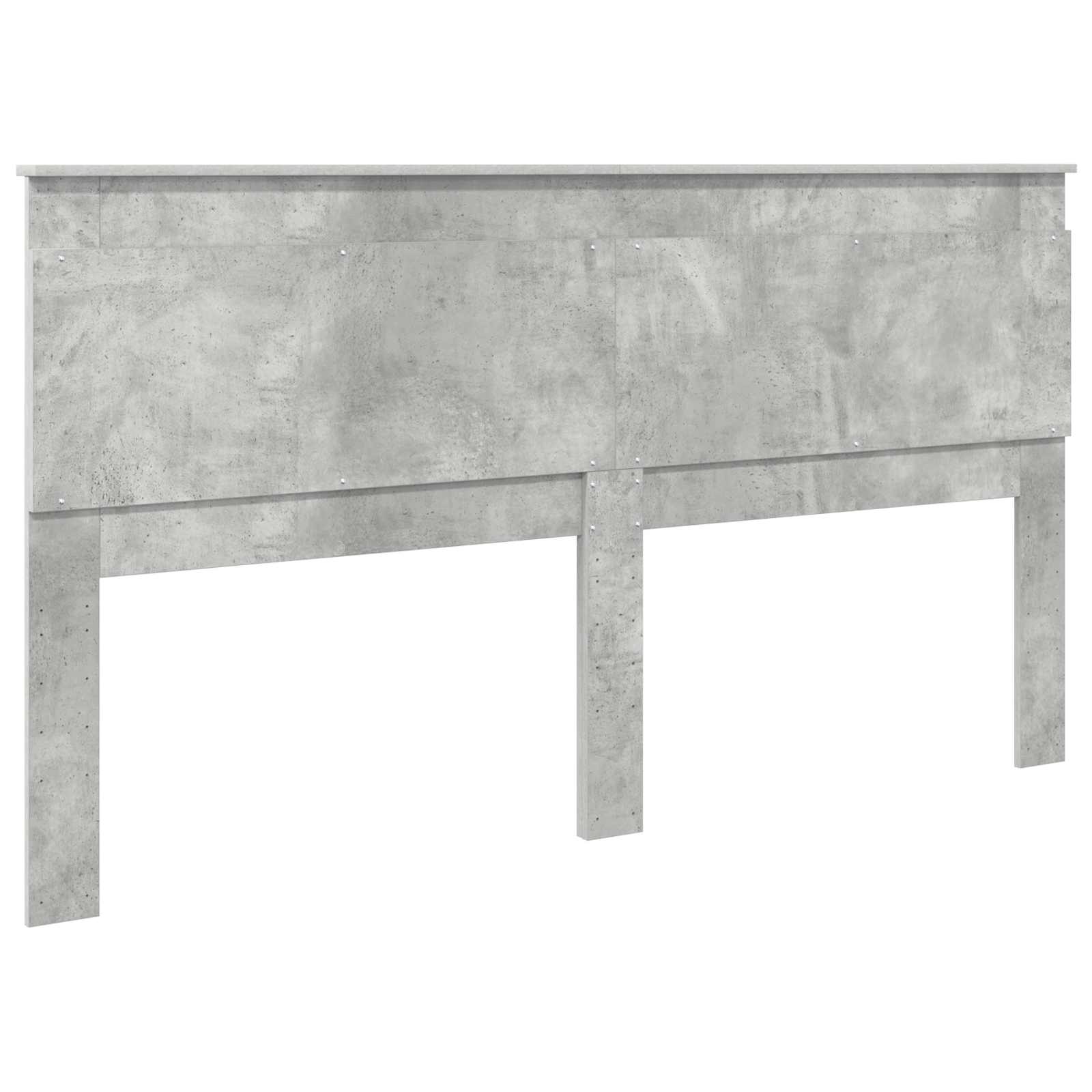 Testiera con testiera Grigio cemento 200 cm Legno multistrato | homemem39