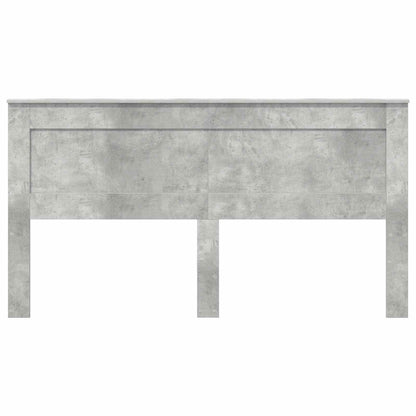 Testiera con testiera Grigio cemento 200 cm Legno multistrato | homemem39