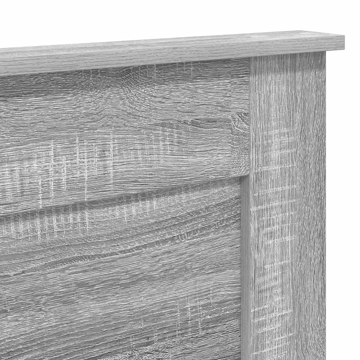 Testiera con testiera Grigio Sonoma 200 cm Legno multistrato