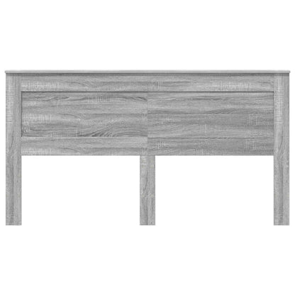 Testiera con testiera Grigio Sonoma 200 cm Legno multistrato