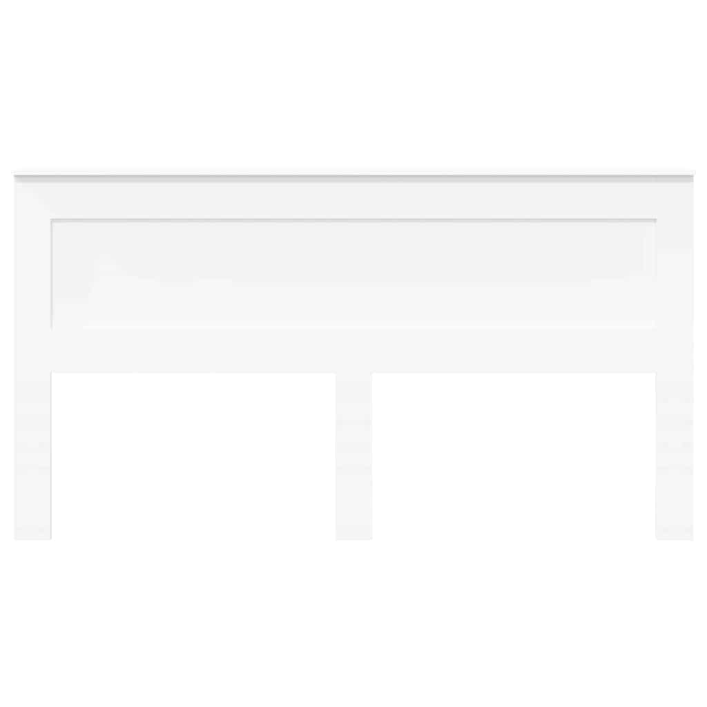 Testiera con testiera Bianco 180 cm Legno multistrato