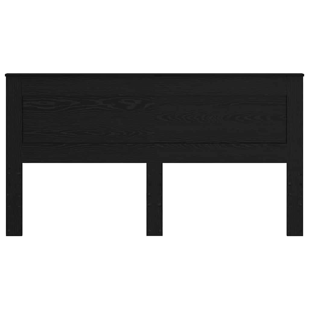 Testiera con testiera Rovere Nero 180 cm Legno multistrato