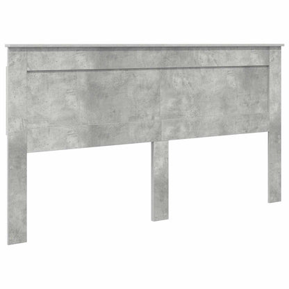 Testiera con testiera Grigio cemento 180 cm Legno multistrato | homemem39