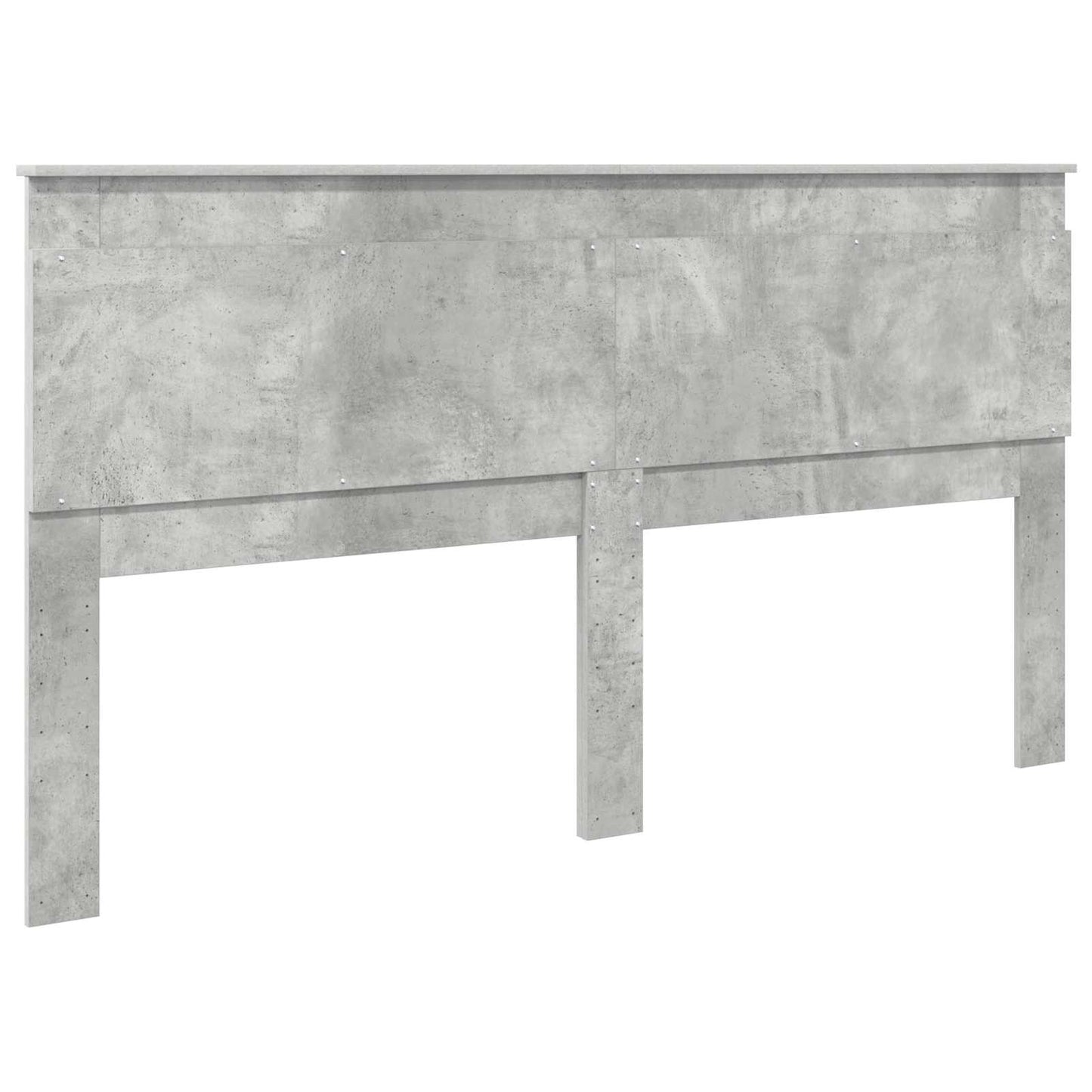Testiera con testiera Grigio cemento 180 cm Legno multistrato