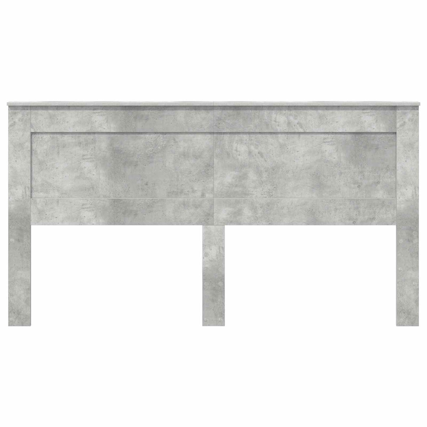 Testiera con testiera Grigio cemento 180 cm Legno multistrato | homemem39