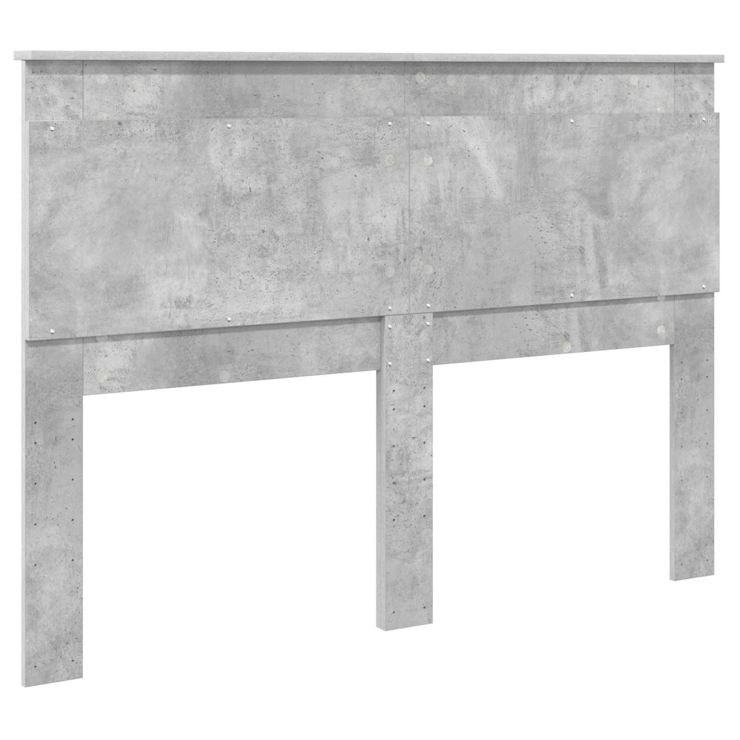 Testiera con testiera Grigio cemento 160 cm Legno multistrato | homemem39