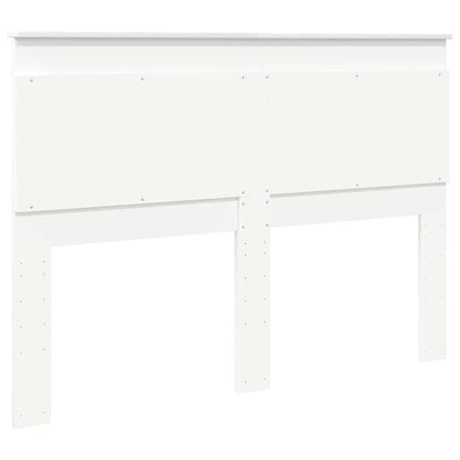 Testiera con testiera Bianco 150 cm Legno multistrato