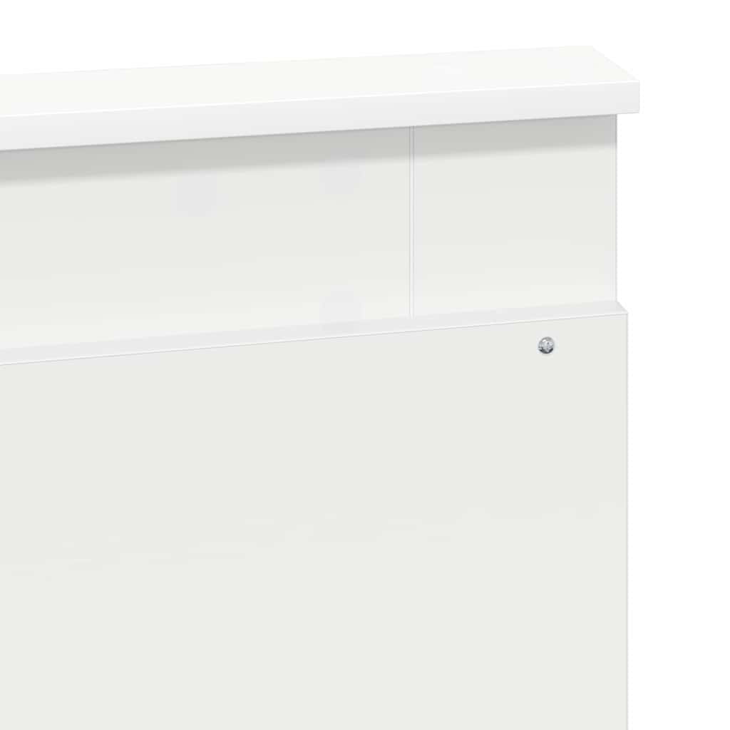 Testiera con testiera Rovere Nero 140 cm Legno multistrato