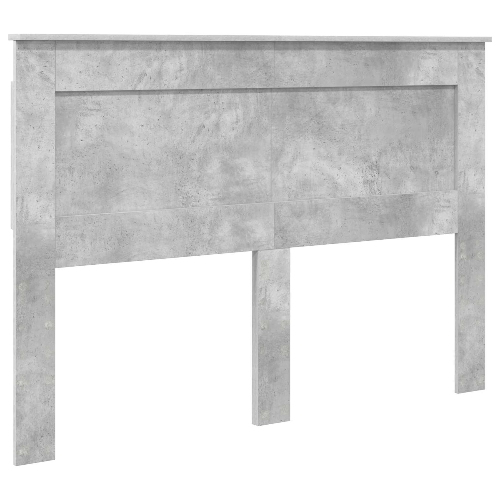 Testiera con testiera Grigio cemento 140 cm Legno multistrato | homemem39