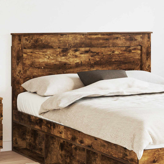 Testiera con testiera Rovere fumé 140 cm Legno multistrato