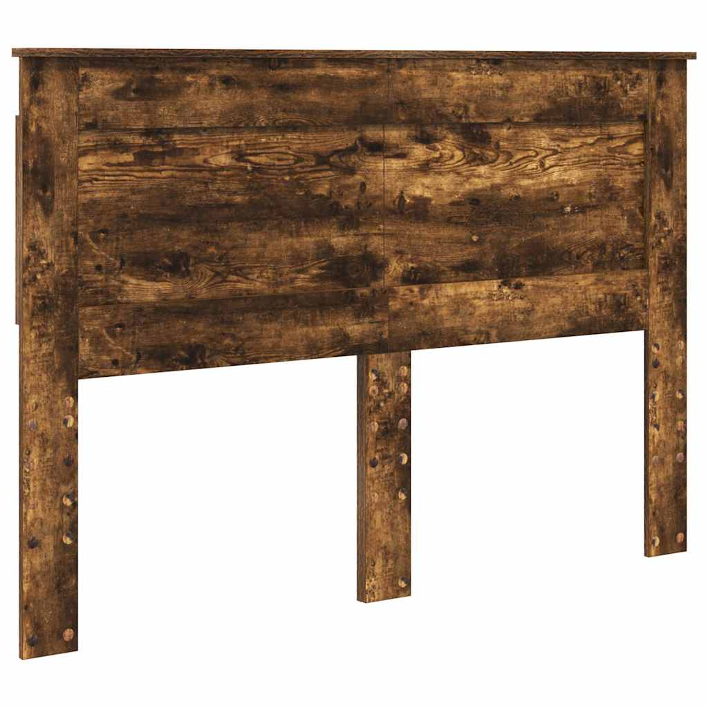 Testiera con testiera Grigio Sonoma 140 cm Legno multistrato