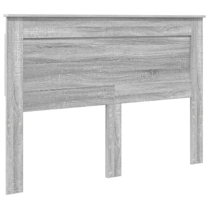 Testiera con testiera Grigio Sonoma 140 cm Legno multistrato