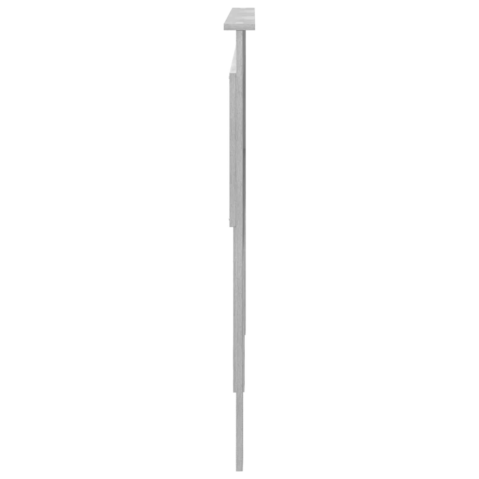 Testiera con testiera Grigio Sonoma 140 cm Legno multistrato | homemem39