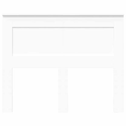 Testiera con testiera Bianco 135 cm Legno multistrato