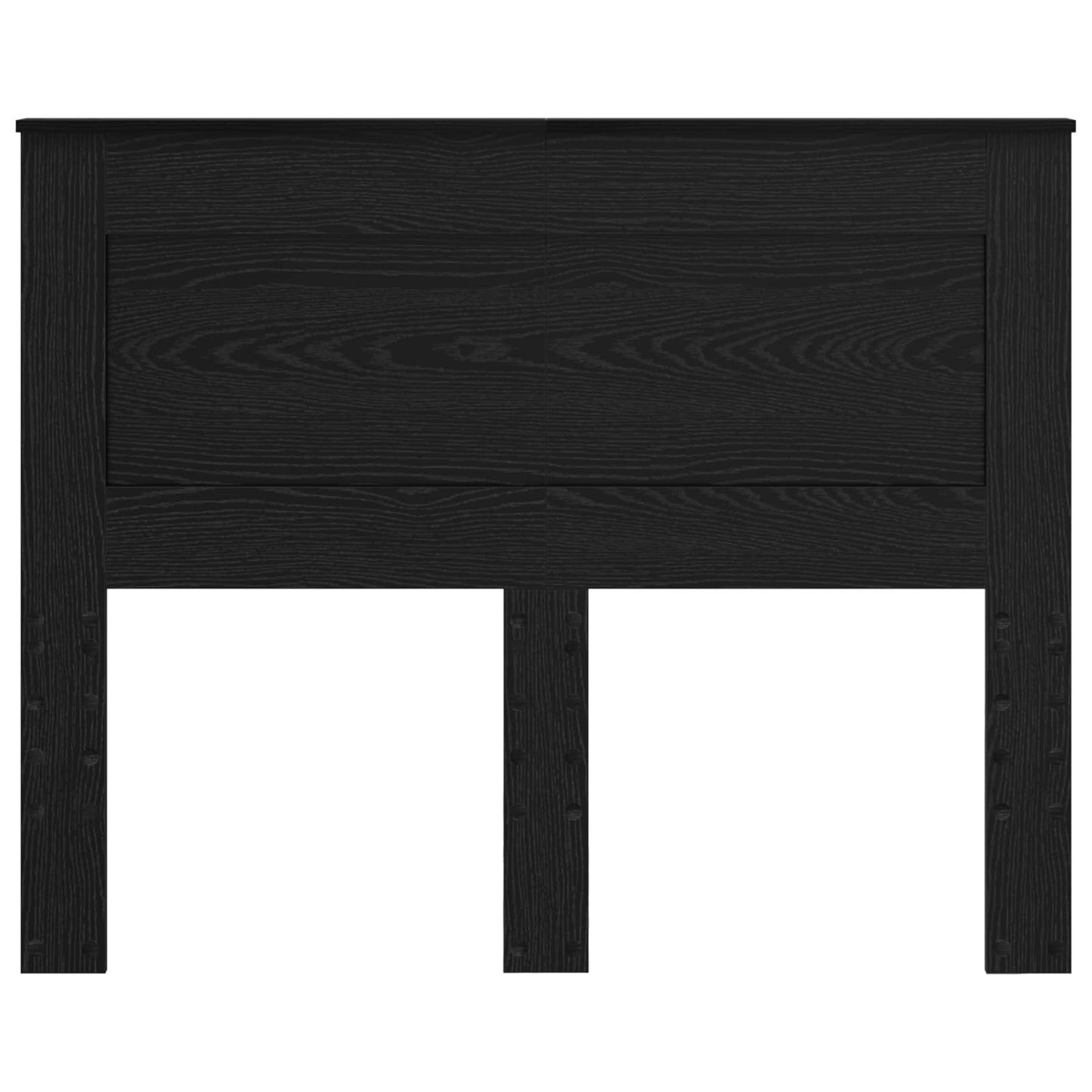 Testiera con testiera Rovere Nero 135 cm Legno multistrato