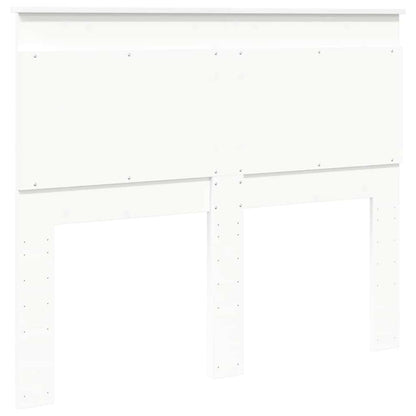 Testiera con testiera Bianco 120 cm Legno multistrato