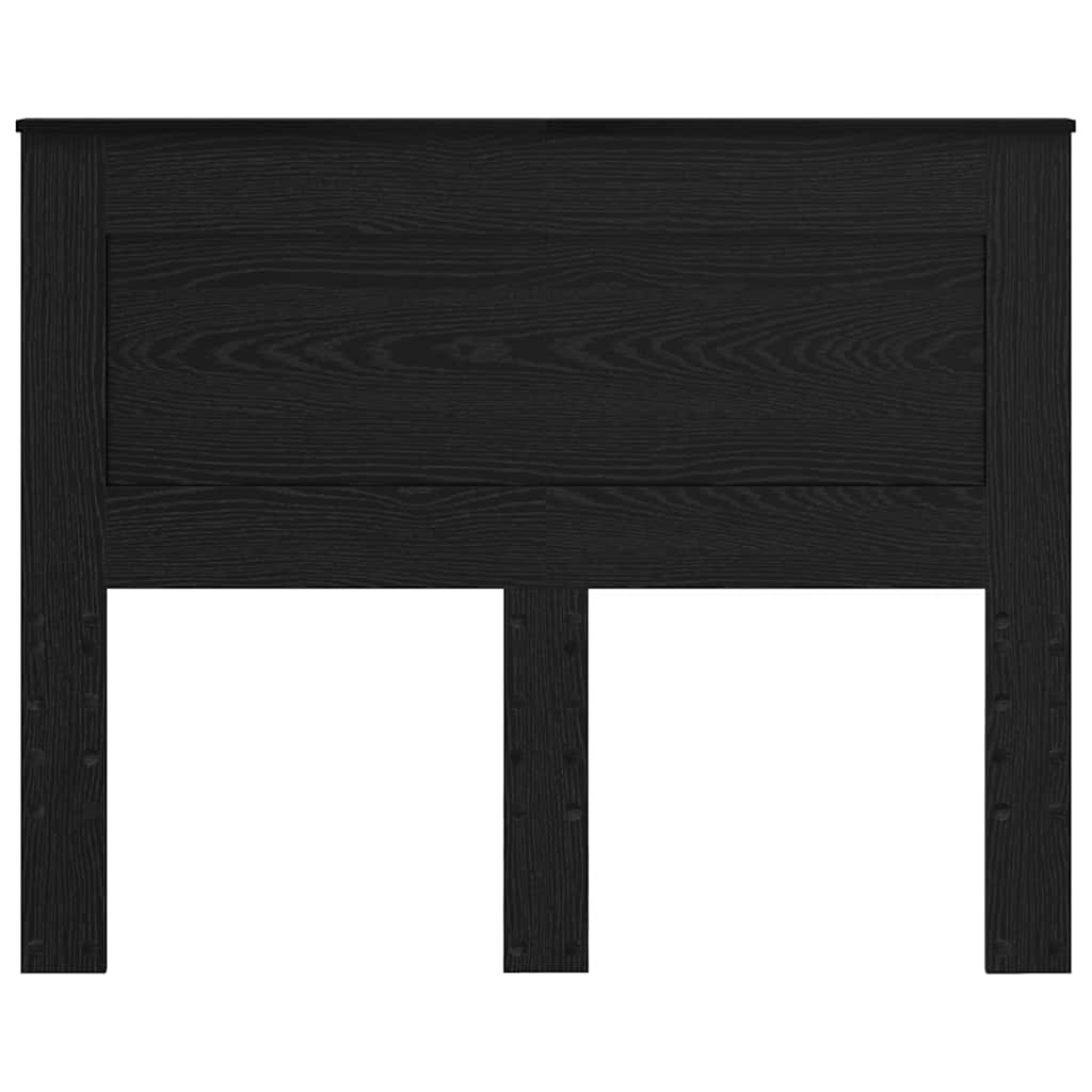 Testiera con testiera Rovere Nero 120 cm Legno multistrato