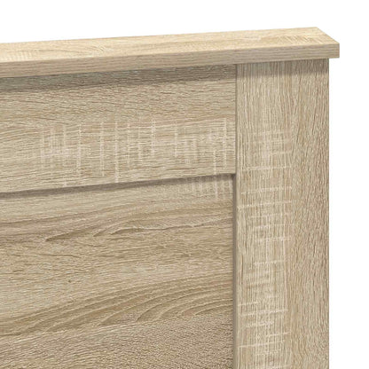 Testiera con testiera Rovere Sonoma 120 cm Legno multistrato