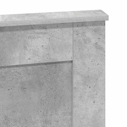 Testiera con testiera Grigio cemento 120 cm Legno multistrato