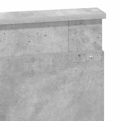 Testiera con testiera Grigio cemento 120 cm Legno multistrato