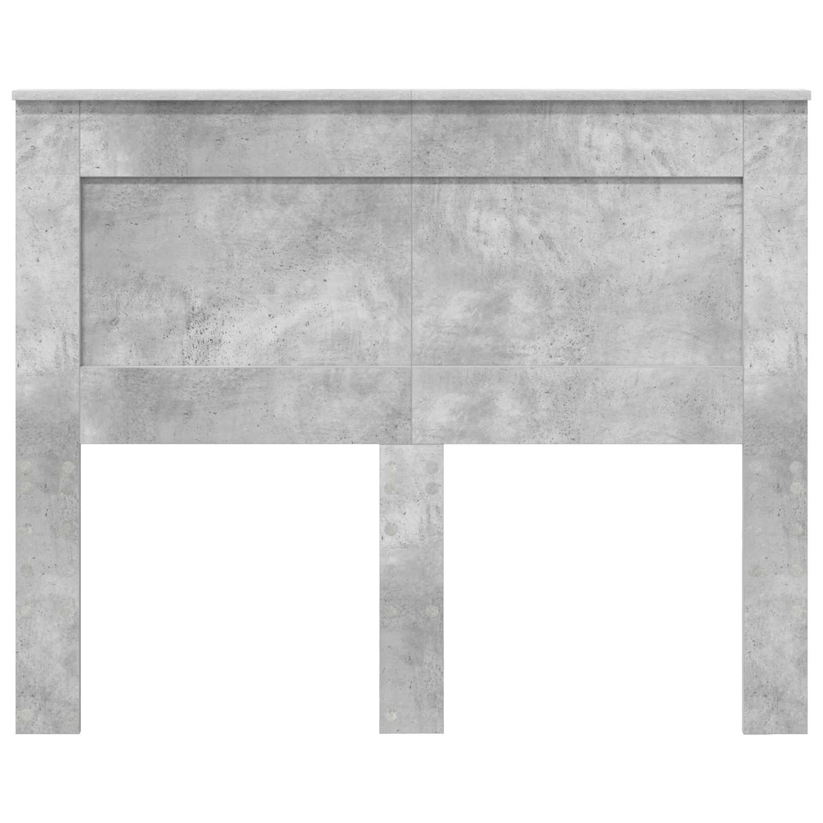 Testiera con testiera Grigio cemento 120 cm Legno multistrato | homemem39