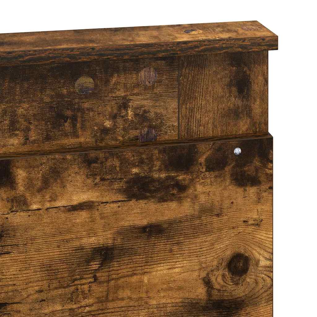 Testiera con testiera Rovere fumé 120 cm Legno multistrato