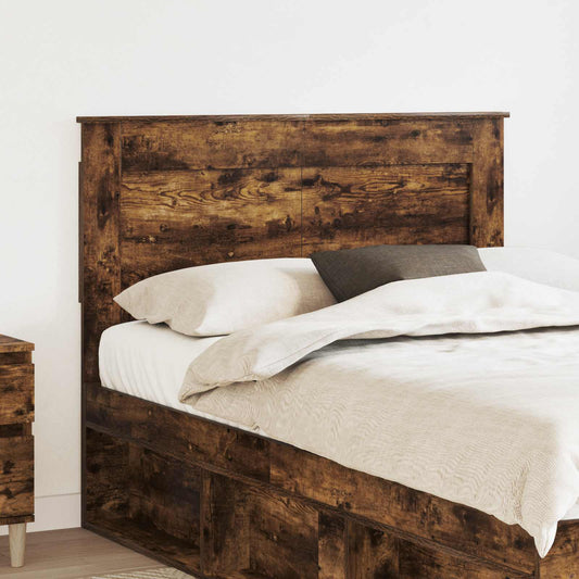 Testiera con testiera Rovere fumé 120 cm Legno multistrato | homemem39
