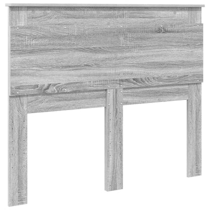 Testiera con testiera Grigio Sonoma 120 cm Legno multistrato | homemem39