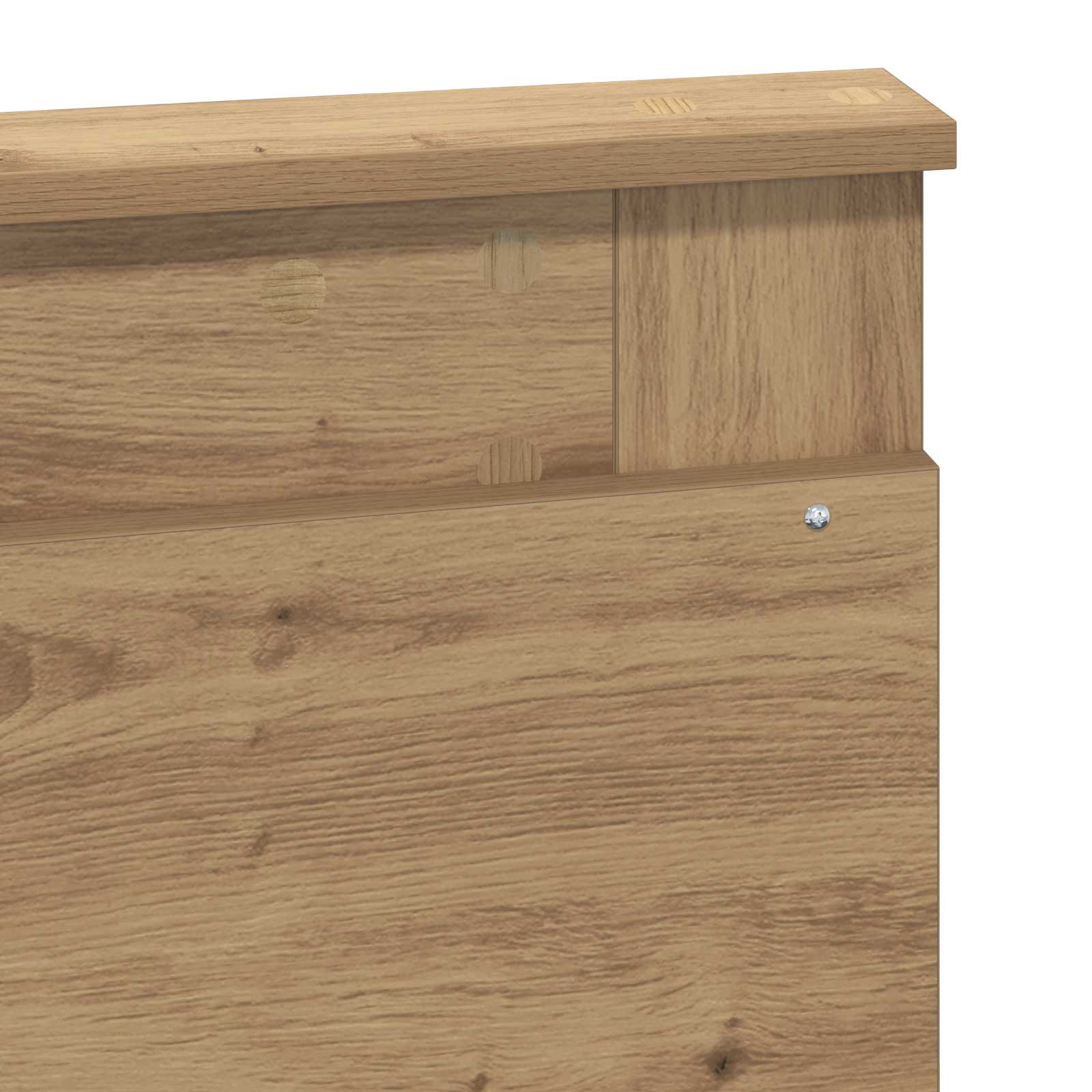 Testiera Rovere artigianale 120 cm Legno multistrato | homemem39