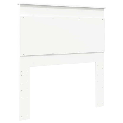 Testiera con testiera Bianco 100 cm Legno multistrato | homemem39