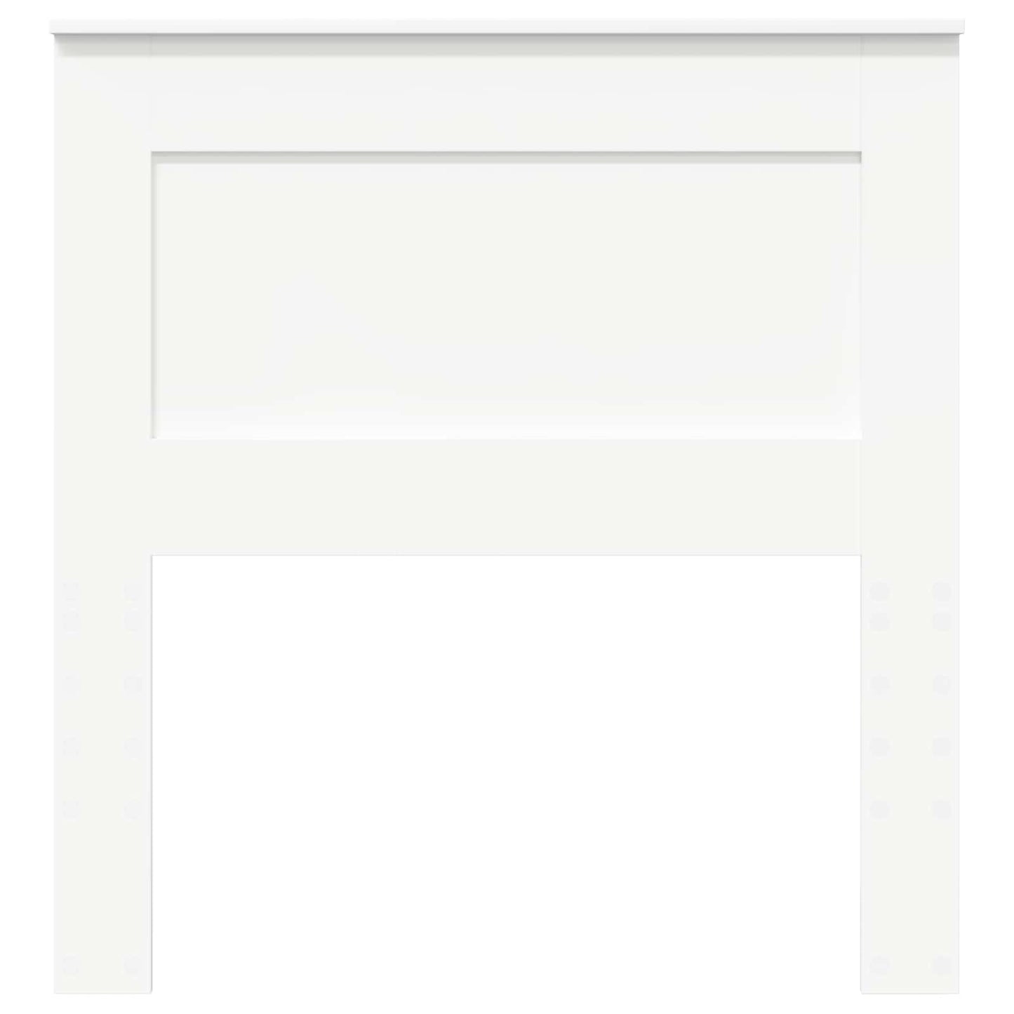 Testiera con testiera Bianco 100 cm Legno multistrato | homemem39
