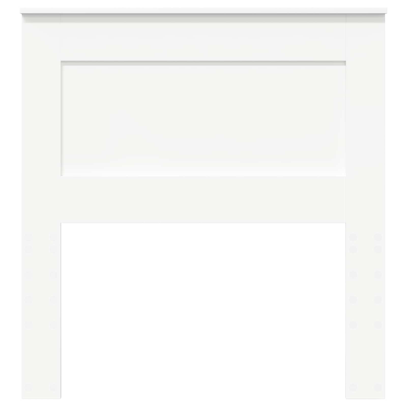 Testiera con testiera Bianco 100 cm Legno multistrato | homemem39
