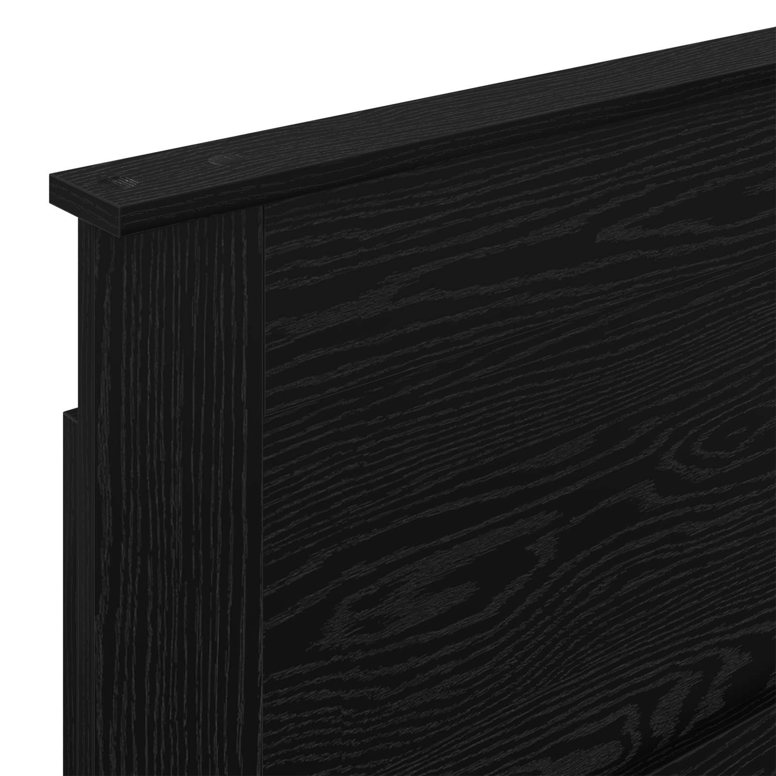 Testiera con testiera Rovere Nero 100 cm Legno multistrato | homemem39